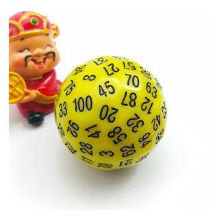 BESCON DICE Game Dice, youth large / 11-13, Solid Yellow D100