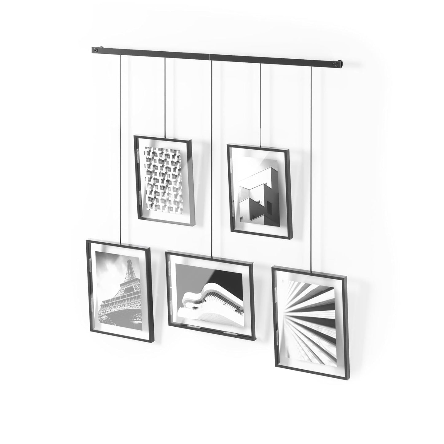 Umbra, Black Exhibit Multi Picture Frame Photo Display