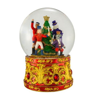 Kurt Adler 4.72 Inches Musical Lighted Nutcracker Water Globe