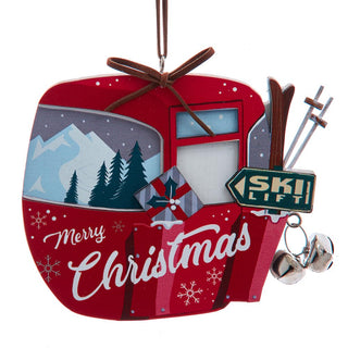 Kurt S. Adler Hanging Ornament, 4.75", Red