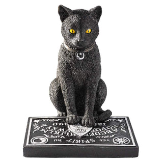 Pacific Giftware Black Cat with Spirit Board Ouija Figurine Statue Home Decor