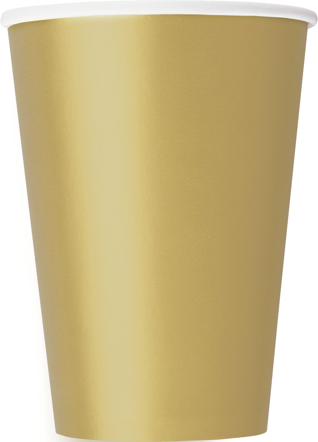 Unique Industries 12oz Gold Paper Cups, 10ct