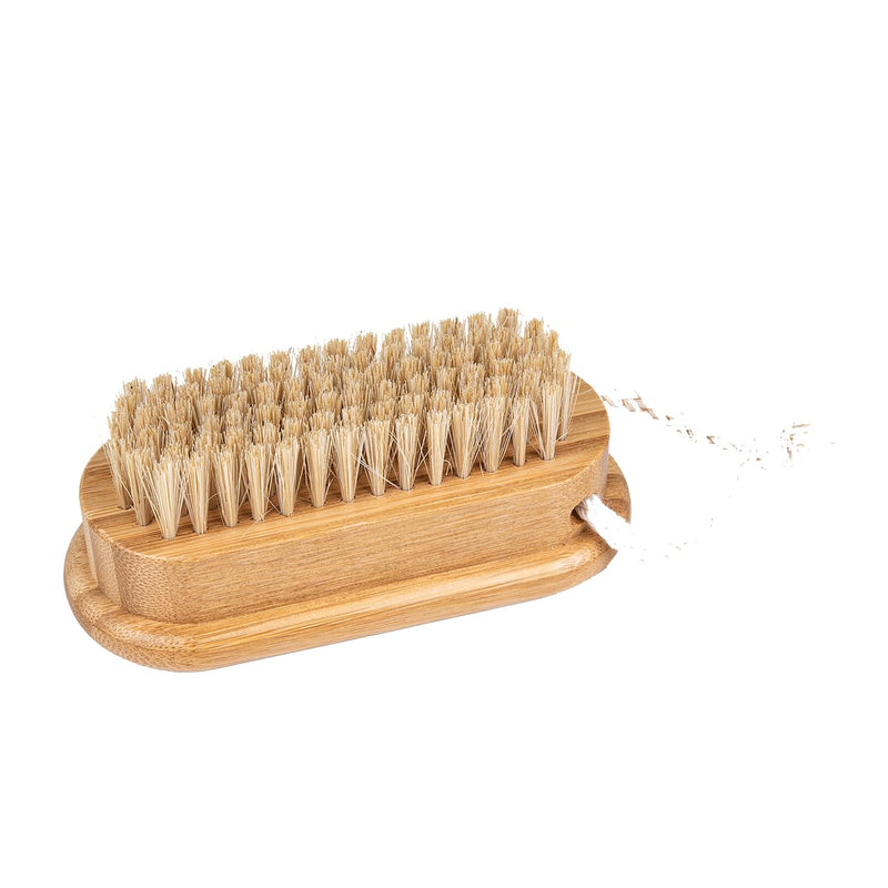 Baudelaire BA Bamboo Nail Brush, 4-inch Long, Bath Accessories