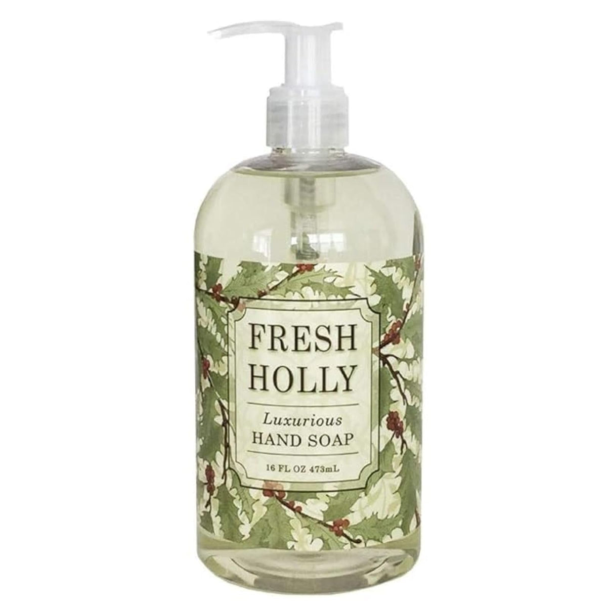 Greenwich Bay Trading Company Holiday Collection: Fresh Holly 16oz Hand Soap