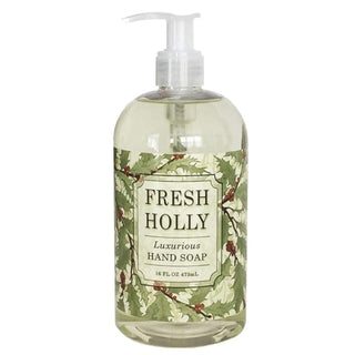 Greenwich Bay Trading Company Holiday Collection: Fresh Holly 16oz Hand Soap