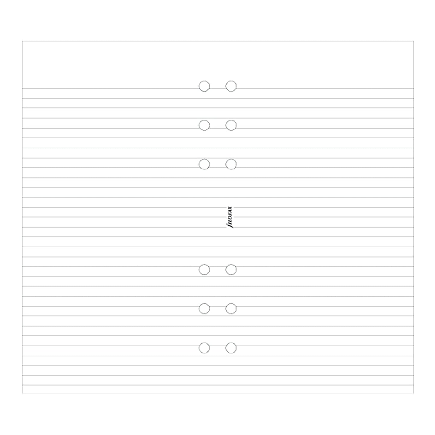 Filofax Ruled White Notepad (B132210)