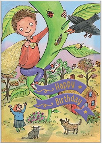 Cardoo Birthday Fairy Story Card, Jack & The Beanstalk