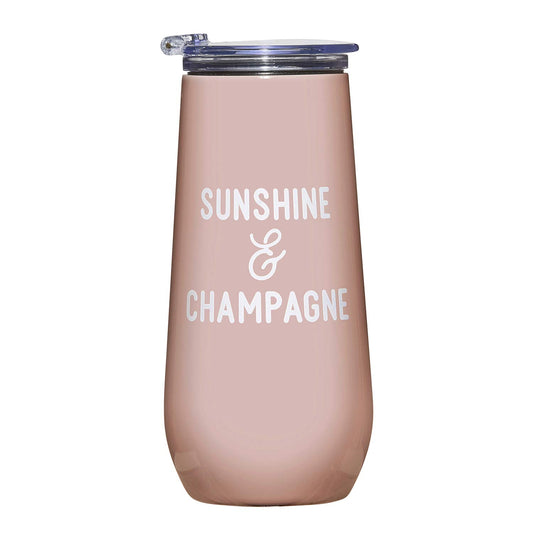 Creative Brands Santa Barbara Design Studio SIPS Drinkware Champagne Tumbler, 12-Ounce, Sunshine