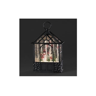 Roman Snow Globe, Black, Classic