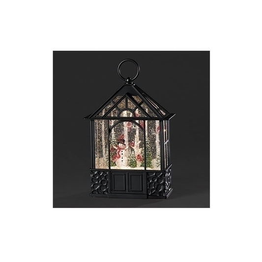 Roman Snow Globe, Black, Classic