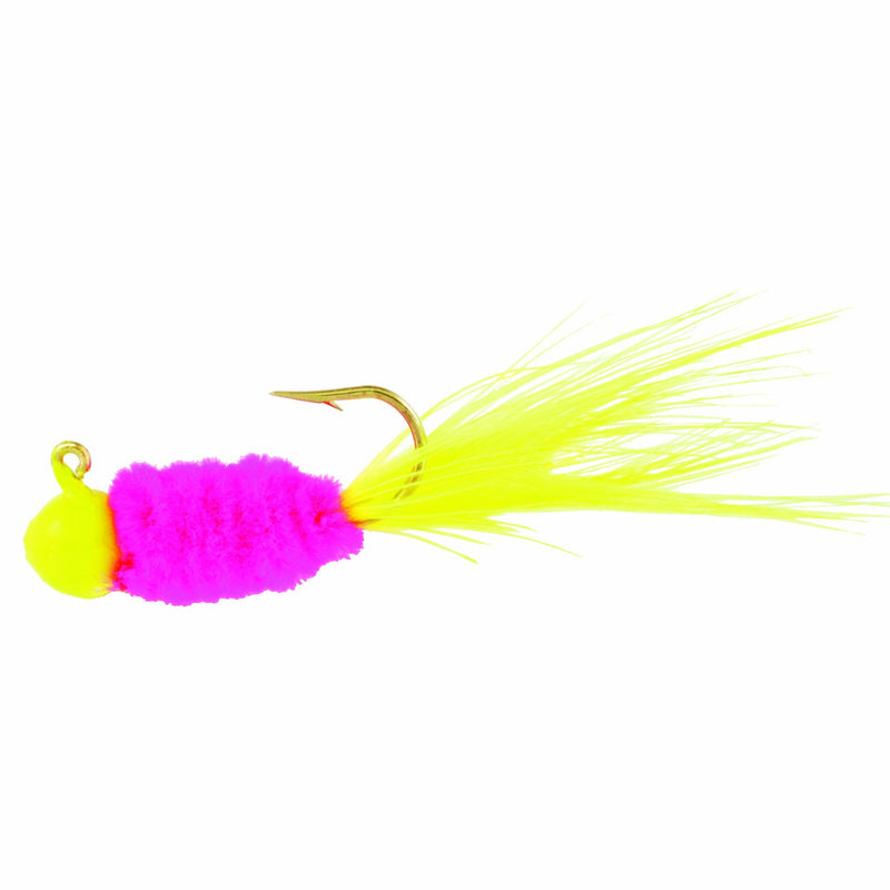 Blakemore TTI Fishing Co Mr Crappie Slab Daddy Hook-Pack of 3 (Lime/Chartreuse/Lime, 1/8 Ounce)