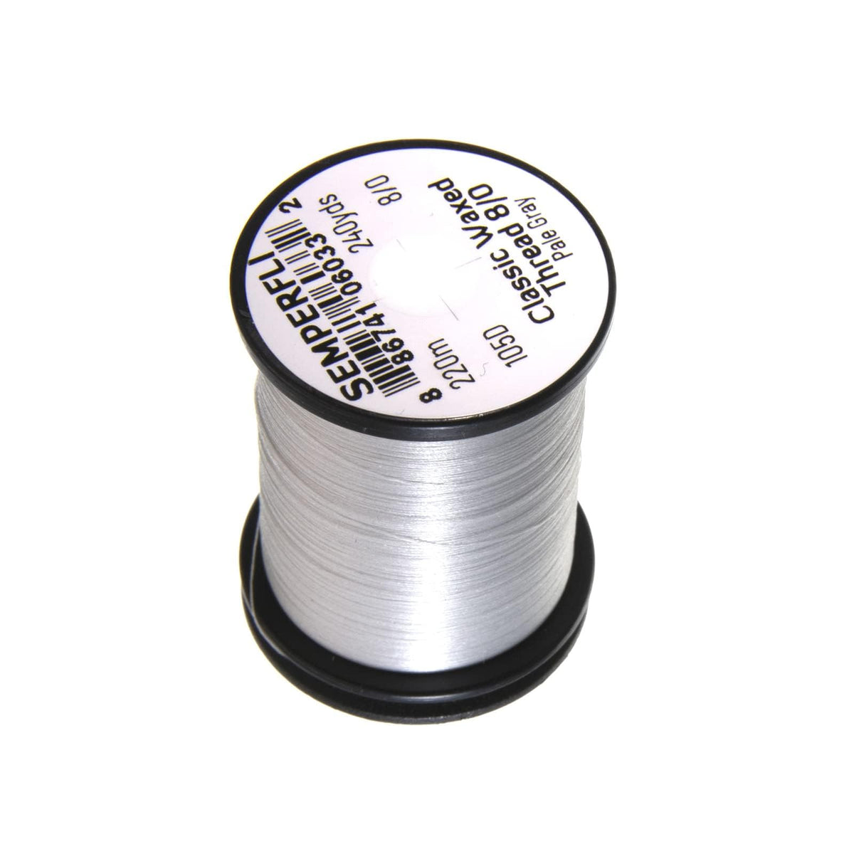 Semperfli Yarn, 8/0, Pale Grey