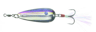 Nichols Lures 2FS15-12 Mojo Flutter Spoon Purple Threadfin, 1/2 oz