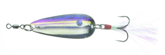 Nichols Lures 2FS15-12 Mojo Flutter Spoon Purple Threadfin, 1/2 oz