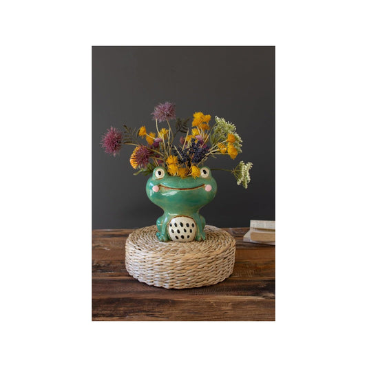KALALOU Planter, 8 inches, Green