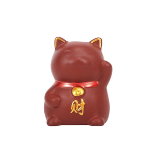 Urban Tokyo Figurine, Lucky Cat Brown, Asian