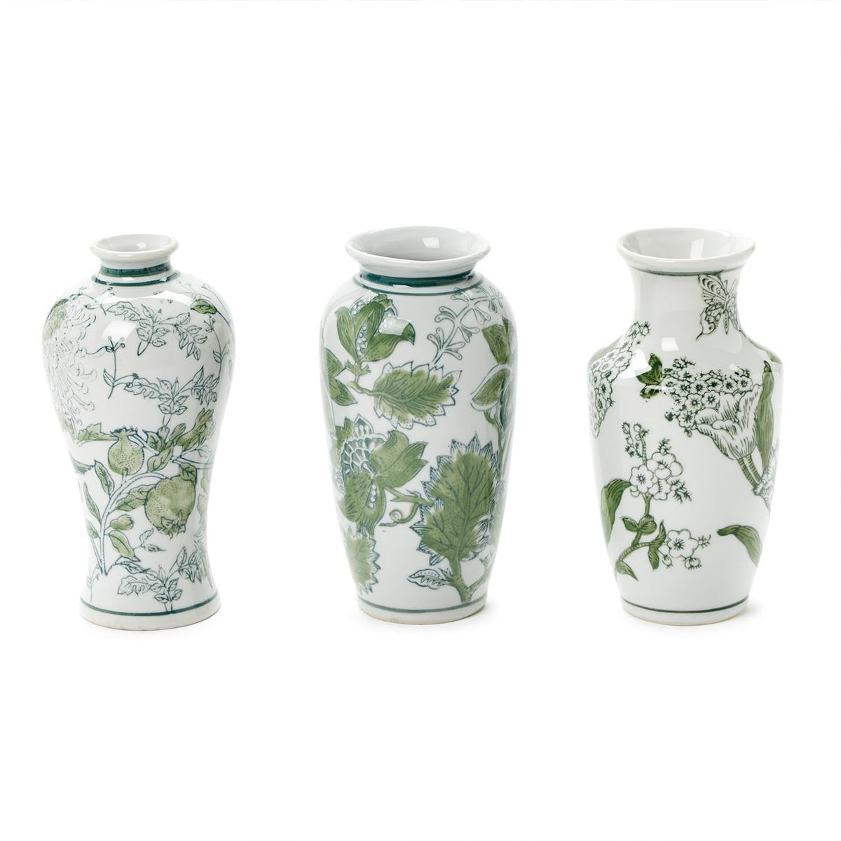 Two's Company Vase, 4.25 inches x 4.25 inches x 7.75 inches, Blue, White