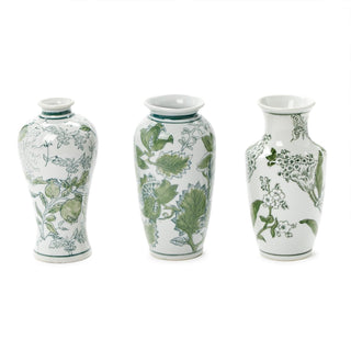 Two's Company Vase, 4.25 inches x 4.25 inches x 7.75 inches, Blue, White