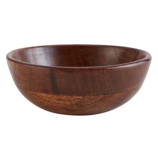 47th &amp; Main Decorative Bowls Boho Bamboo Bowl For Home Décor, Small, Dark
