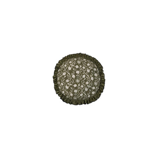 Peking Handicraft Pillow, 18 inches (Round), Multicolor