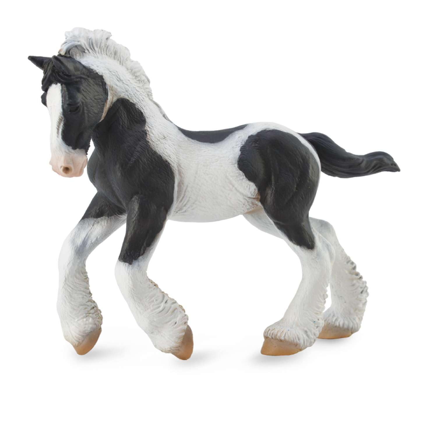 Breyer Horses Collecta Gypsy Foal Black & White Piebald Horse Toy