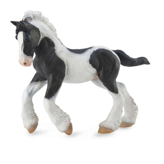Breyer Horses Collecta Gypsy Foal Black & White Piebald Horse Toy