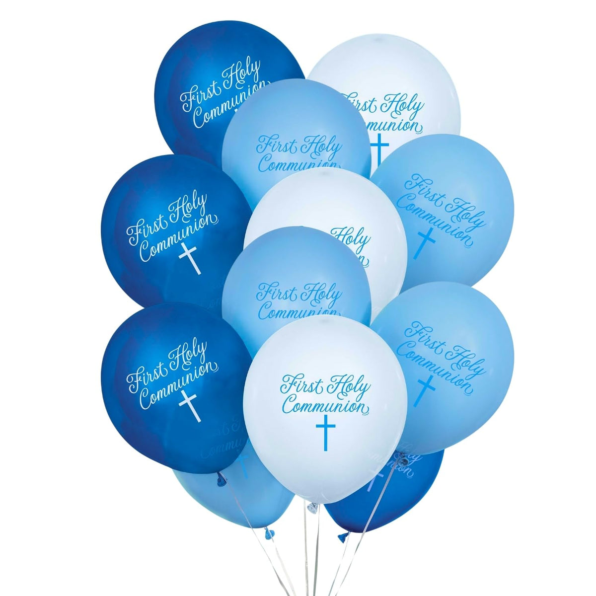 Unique Balloon, Communion, Blue,white