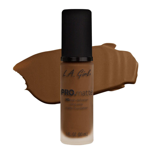 L.A. Girl Pro Matte Foundation, Cappuccino, 1 fl. oz, Beige