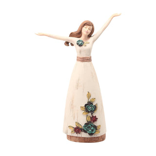 Pavilion Gift Company Figurine, 7.5", Off White