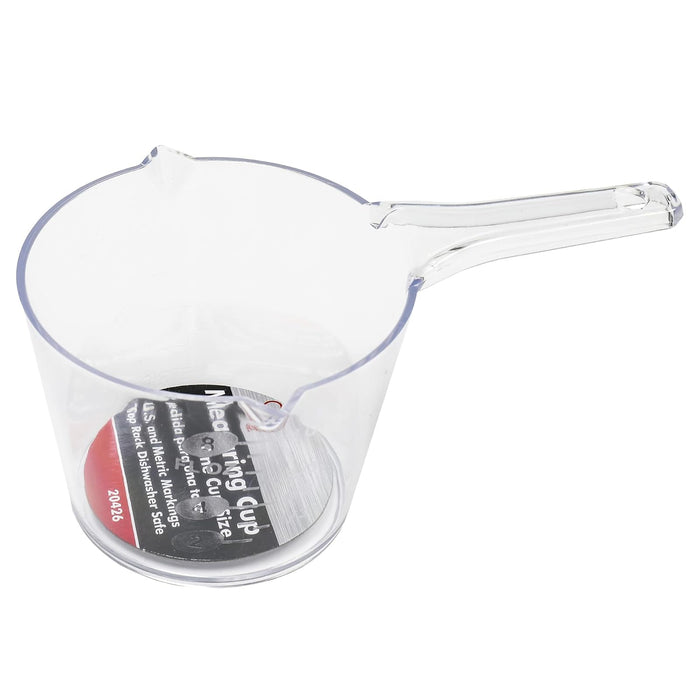1 Cup Measuring Cup, Easy Read Marks