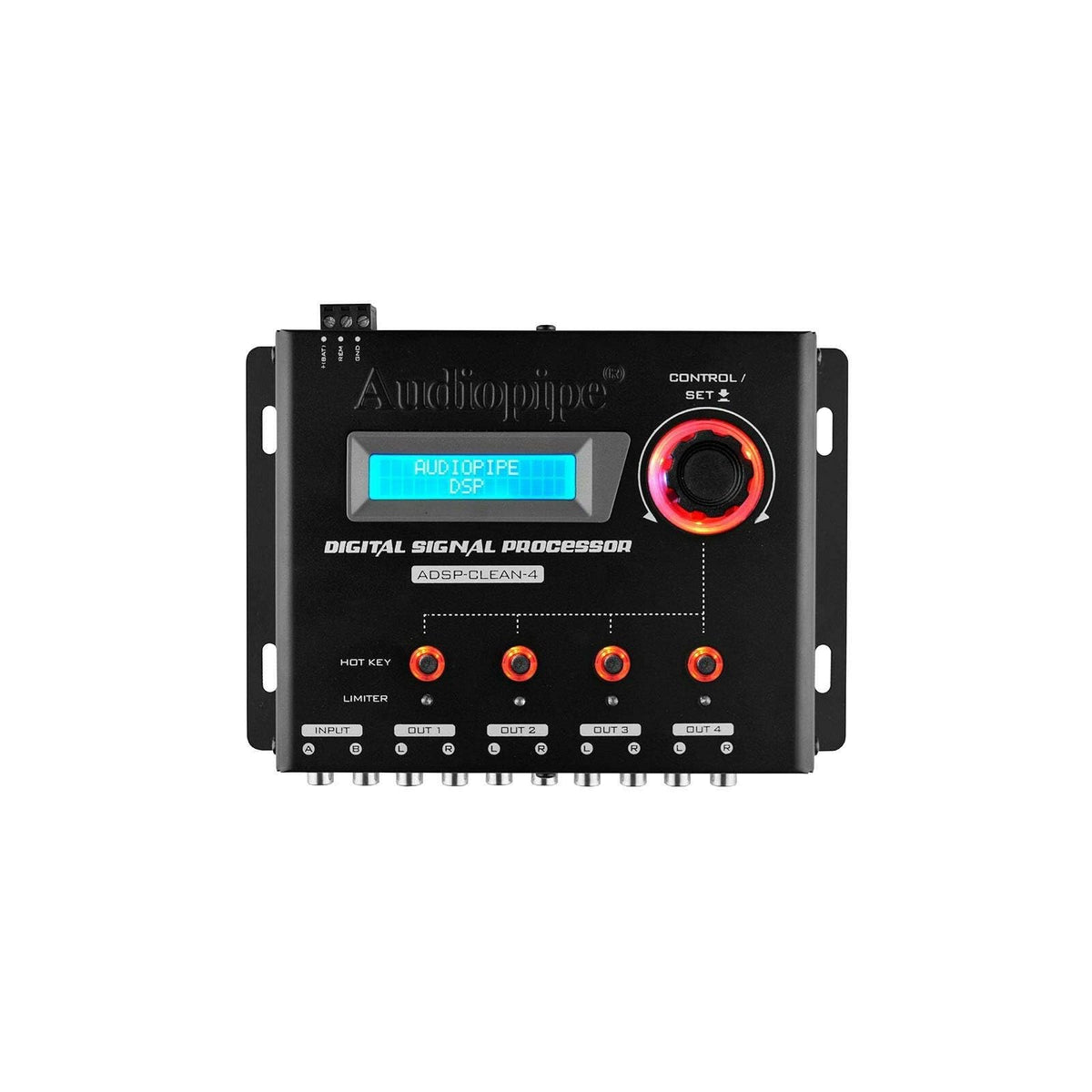 Audiopipe Equalizer, 5.5 x 7.5 x 1.5 inches, Black