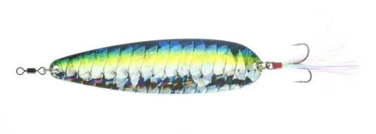 Nichols Lures 4FS14-34 4" Lake Fork Flutter Spoon Bombshell Shad, 3/4 oz