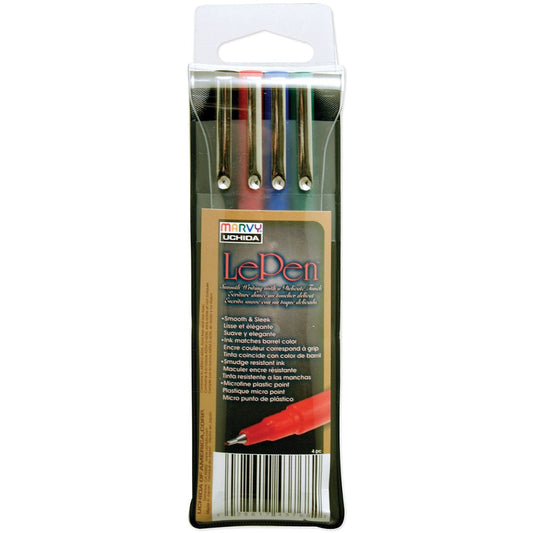 Marvy Uchida 0.03mm Point Le Pen Set, Assorted Color