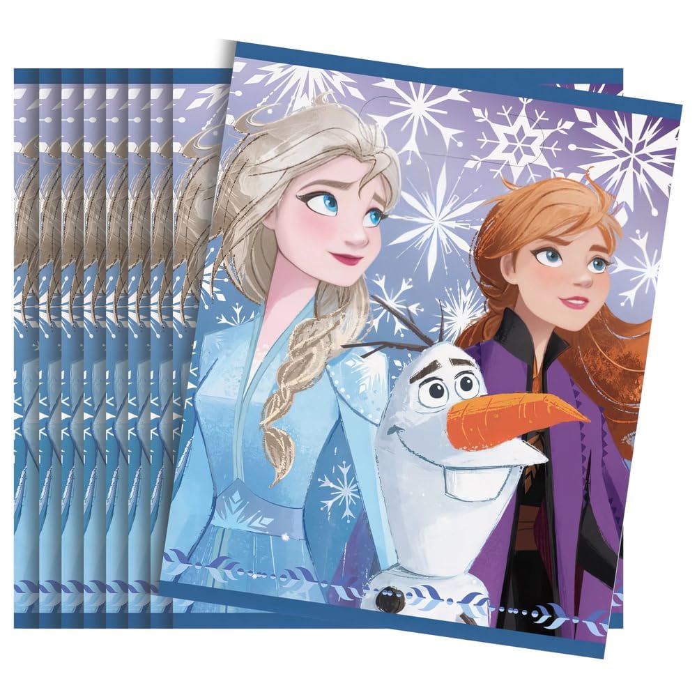 Unique Industries Unique Disney Frozen 2 Loot Bags - 8 Pcs, multi-colored, one size