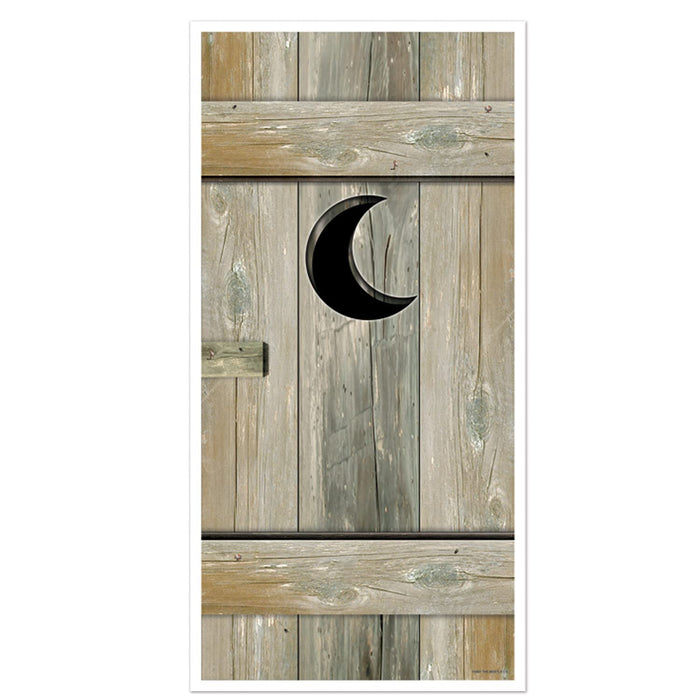 Beistle Banner, 30" x 60", Outhouse