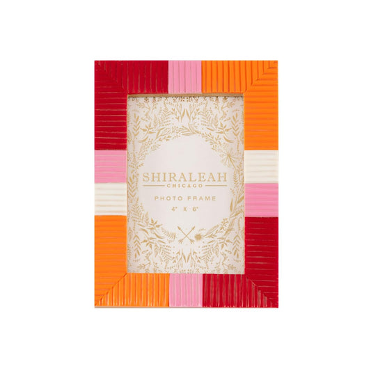 Shiraleah Picture Frame, 4 x 6, Red