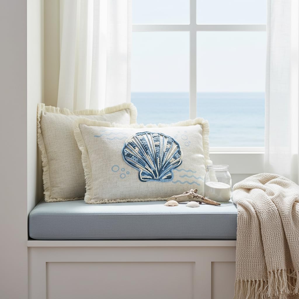 Comfy Hour Pillow, 1 Count (Pack of 1), Blue Shell