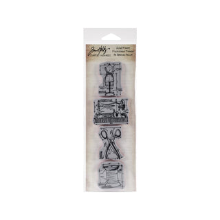 Stampers Anonymous Rubber Stamp, 3" by 10", Multi-colored