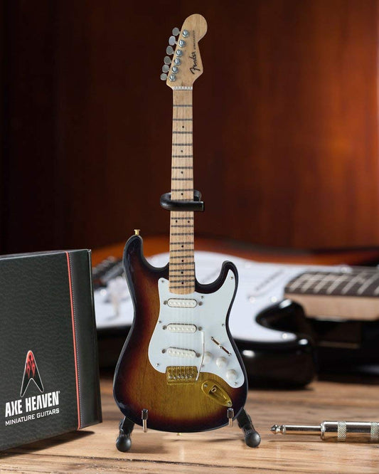 AXE HEAVEN FS-022 Licensed Fender Stratocaster 60th Anniversary SET - Case AND Mini Guitar
