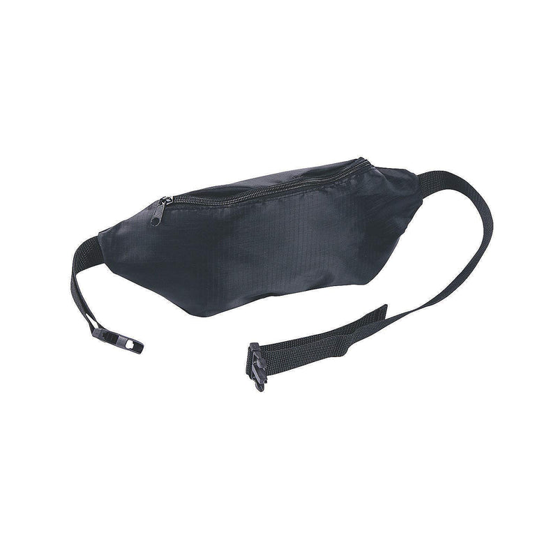 Fun Express Black Team Spirit Fanny Packs 6PC - Apparel Accessories - 6 Pieces