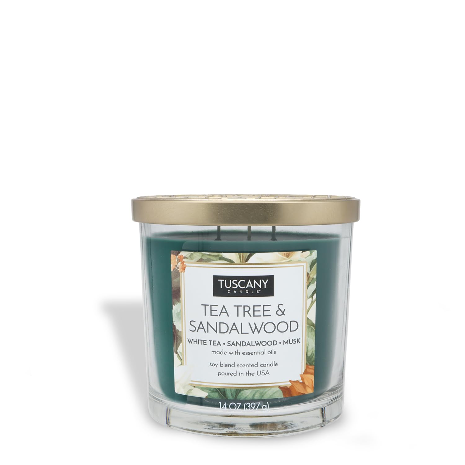 Empire Candle Tuscany Sandalwood Candle, 14 Ounce