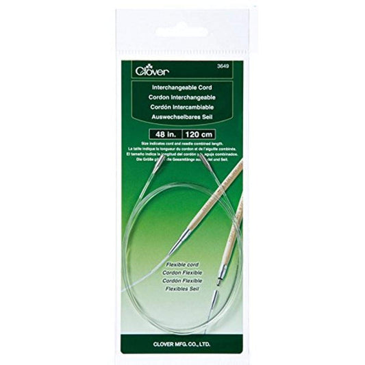 Clover 3649 Needlecraft Interchangeable Cord, 48"