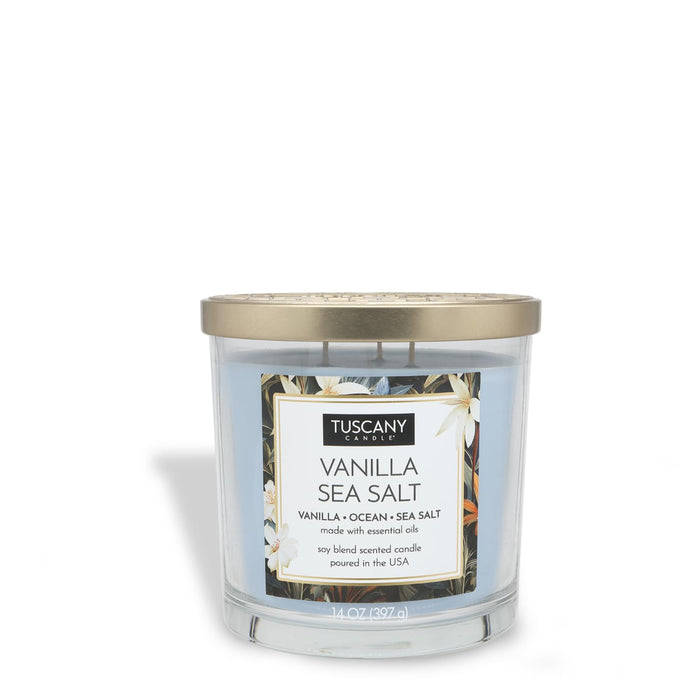 Empire Candle Tuscany 14 oz. Vanilla Sea Salt Soy Blend Jar Candle One Size (69646)