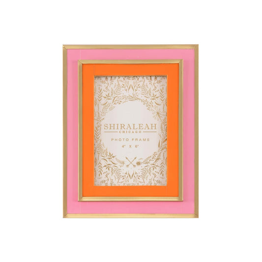 Shiraleah Picture Frame, 4" x 6", Pink