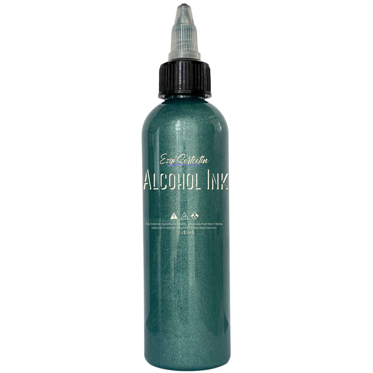 Ezgi Sertcetin Liquid Ink, 4 fl oz, Metallic Emerald Green