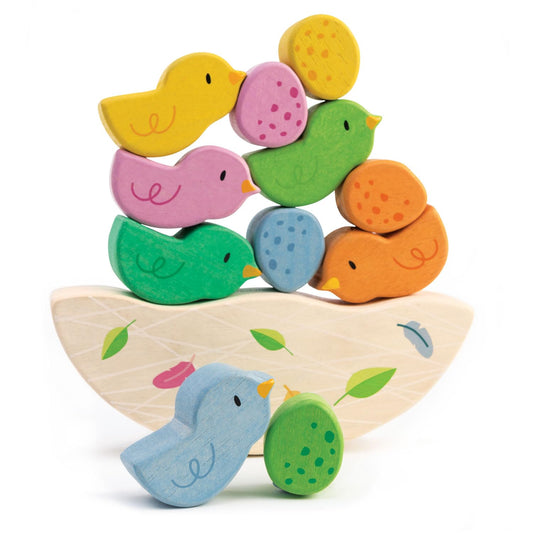 Tender Leaf Toys - Rocking Baby Birds 12 Piece Balance Toy