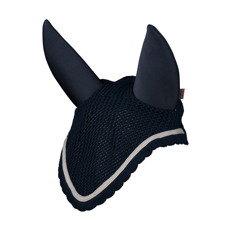 B Vertigo Zurich Noise Cancelling Crochet-Pattern Horse Ear Net - Dark Navy - Horse