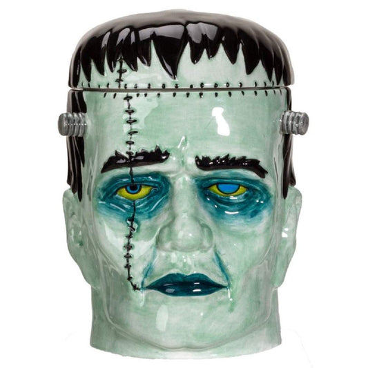 Pacific Trading Giftware Frankenstein Head Ceramic Cookie Jar