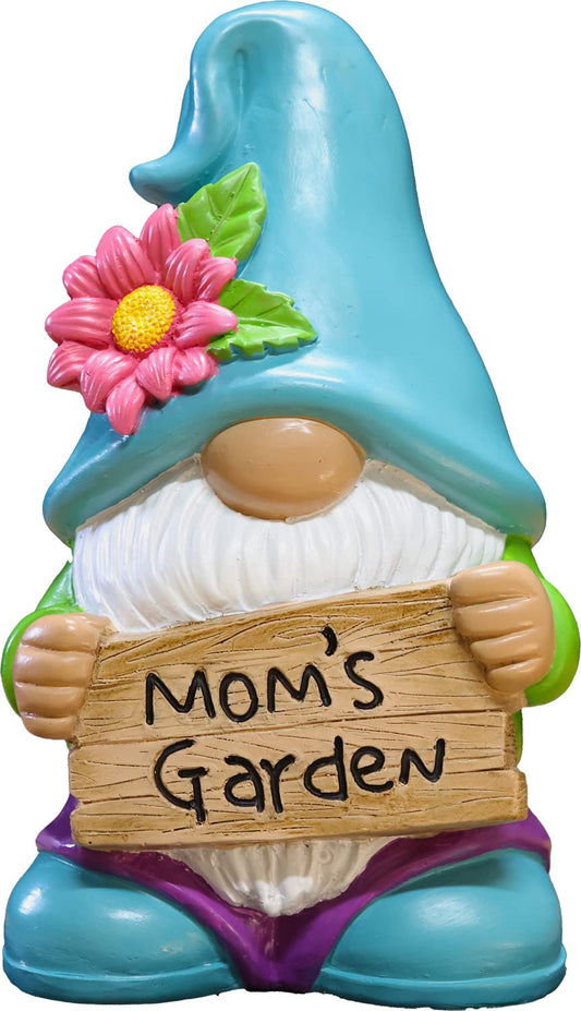 Spoontiques - Decorative Garden Statue - Colorful Home D√©cor for Indoor or Outdoor Use - Patio Decoration - Garden Accessory - Mom's Garden Gnome