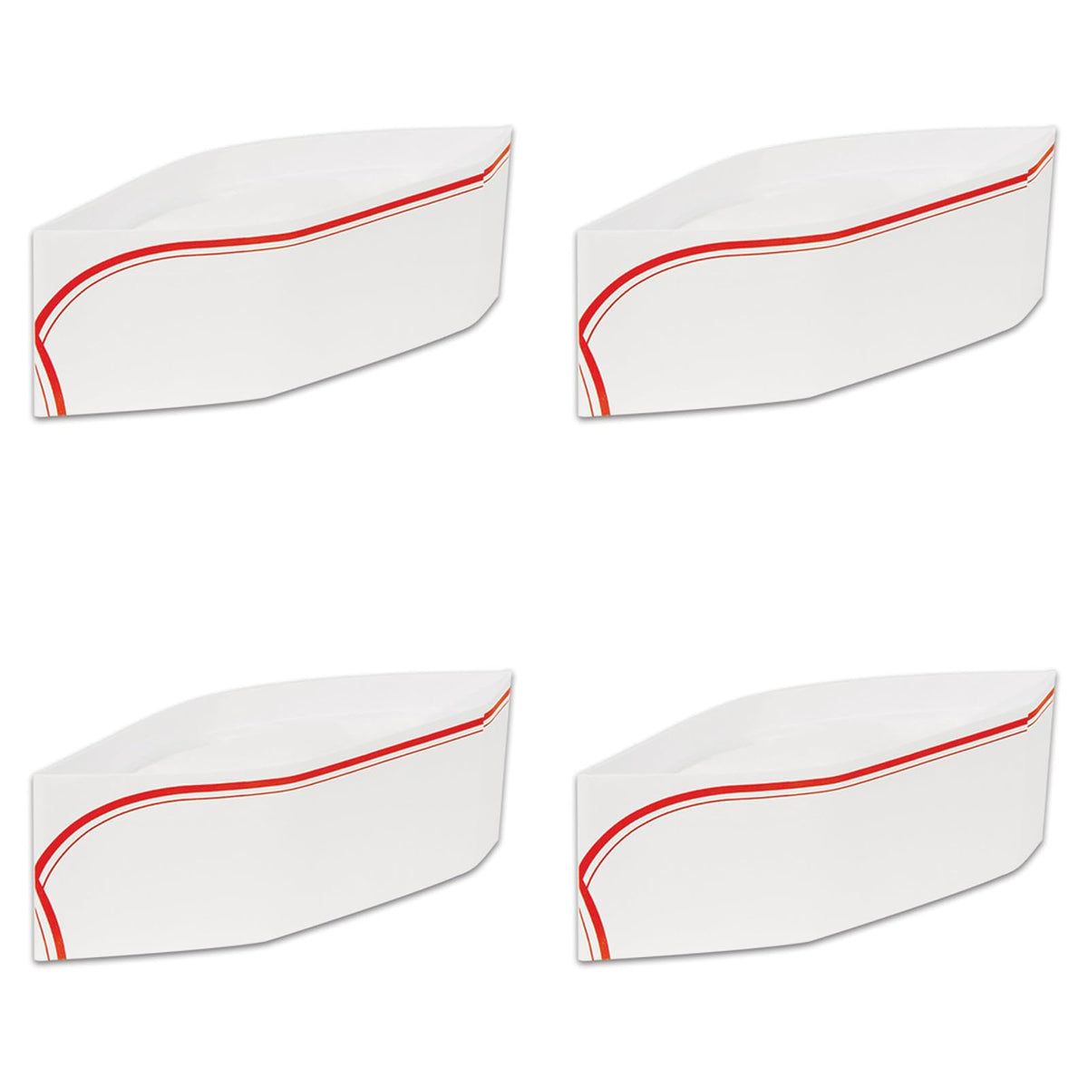 Beistle Costume Headwear, Adult Size, White/Red